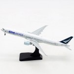 JC Wings Cathay Pacific B777-300ER One World B-KQI Flap Extended 1:400 